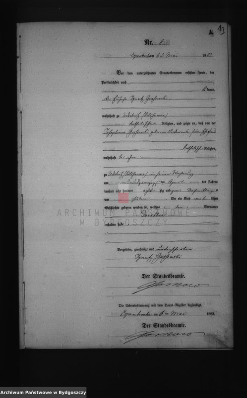 image.from.unit.number "Akta urodzeń - pierwopis nr 1-64"