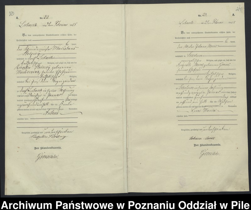 Obraz 15 z jednostki "Księga urodzeń"