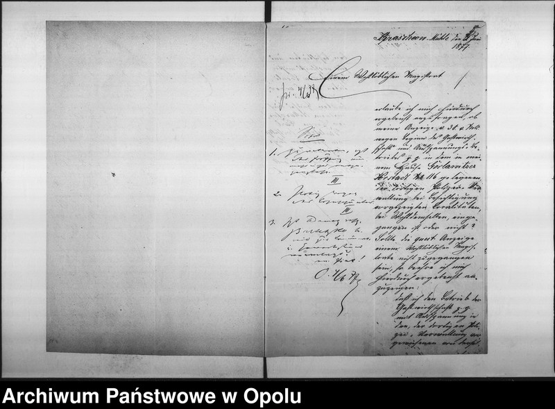 Obraz 9 z jednostki "Acta des Magistrats zu Oppeln betreffend Gastwirtschaft im Adametz