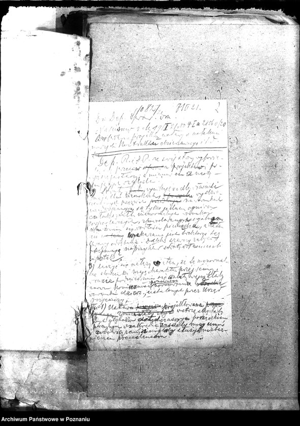 Obraz 6 z jednostki "[Projekty ustaw i rozporządzeń do Sejmu Ustawodawczego]"