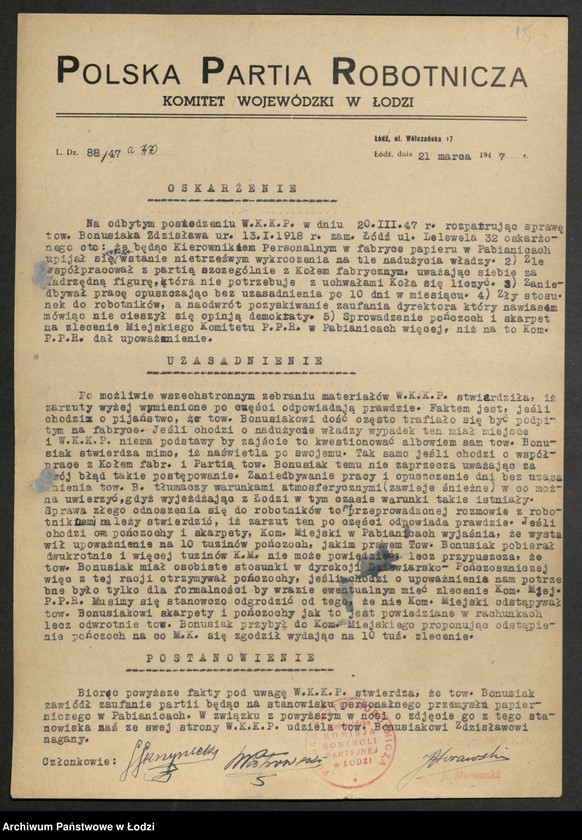 Obraz 16 z jednostki "[Uchwały WKKP A-O]"