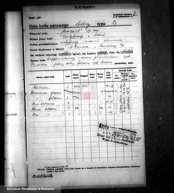 Obraz 11 z jednostki "Firma "Akwawit" S. A. Oddział w Lesznie"