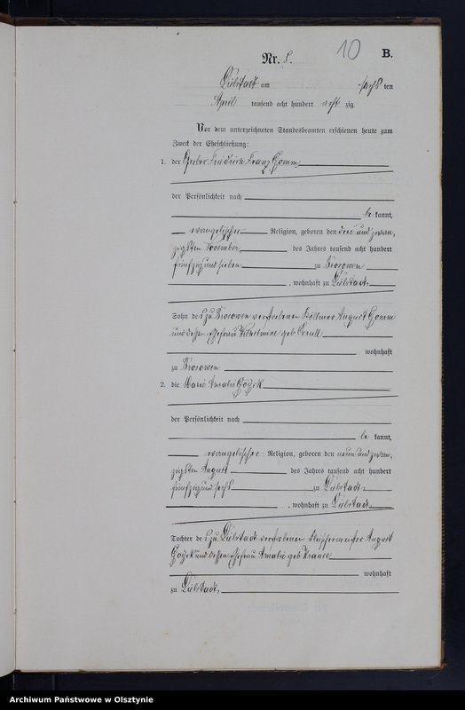 image.from.unit.number "Heiraths-Neben-Register Nr 1 - 23"