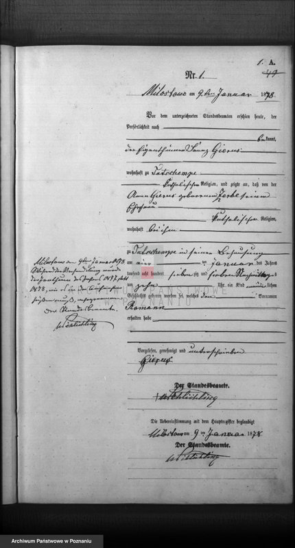 Obraz 3 z jednostki "Księga urodzeń"