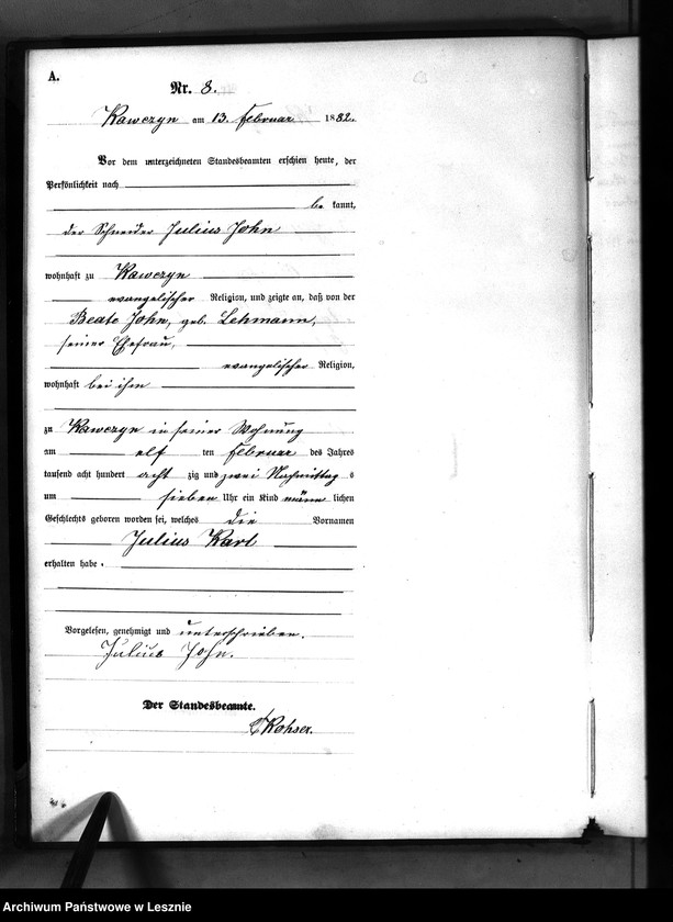 Obraz 11 z jednostki "[Księga urodzeń]"