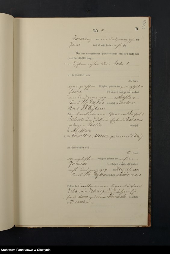 image.from.unit.number "Heiraths-Neben-Register Nr 1 - 8"