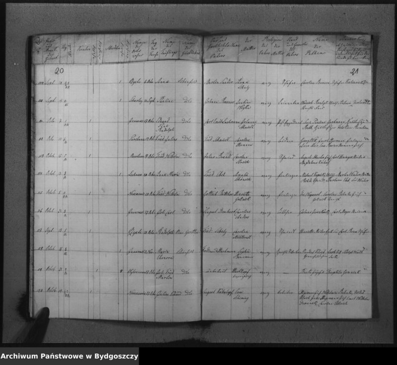 image.from.unit.number "Duplikat der Kirchenbücher von der evangelischen Parochie Inowrazlaw pro 1861"