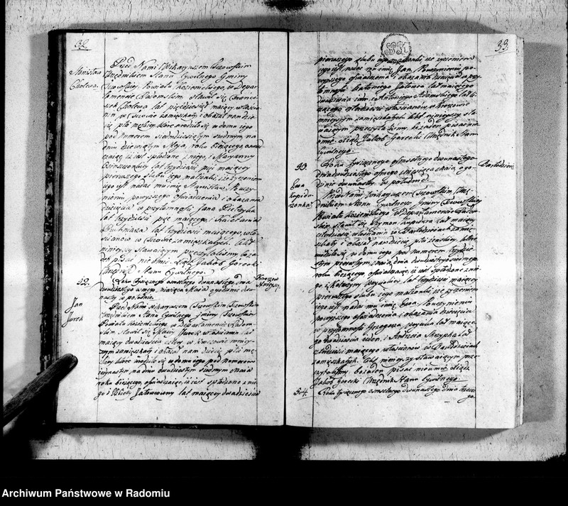 image.from.unit.number "Księga urzędnika stanu cywilnego gminy Tczowskiey do zapisania wszelkich aktów rok 1812"