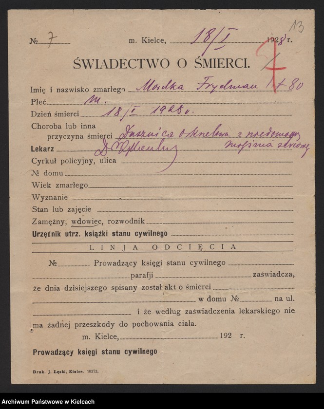 image.from.unit.number "Załączniki do akt zgonu Okręgu Bożniczego Kielce za rok 1928"
