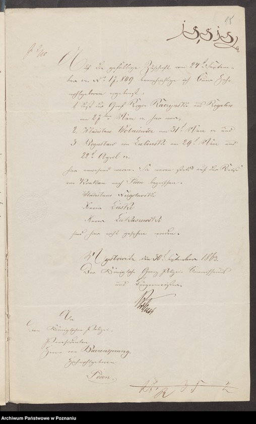 Obraz 19 z jednostki "A. betr. Grafen Roger Raczyński und Eduard"