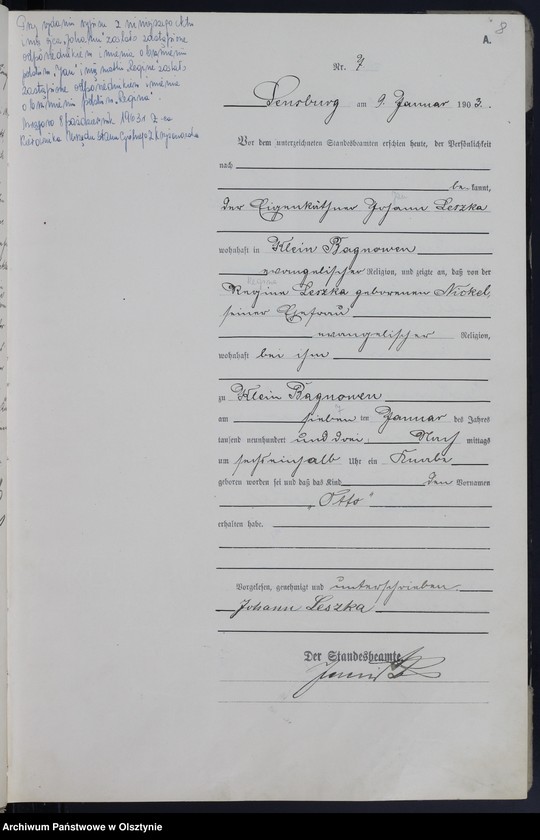 image.from.unit.number "Geburts-Haupt-Register Nr 1 - 318"