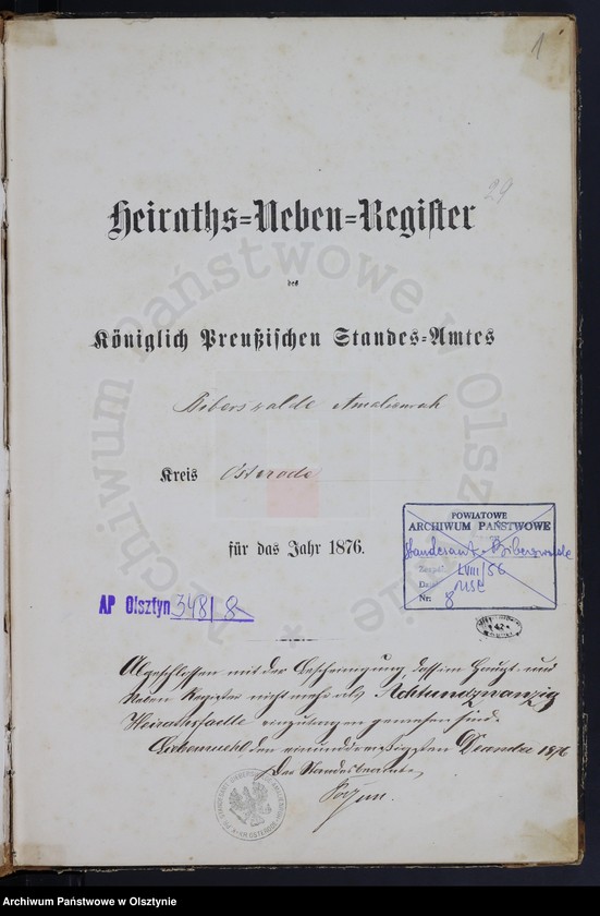 image.from.unit.number "Heiraths-Neben-Register Nr 1 - 28"