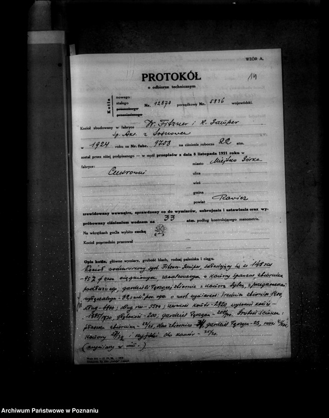 image.from.unit.number "Cukrownia w Miejskiej Górce nr woj. kotła 5836"