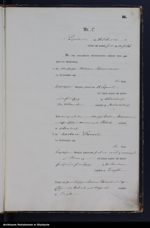 image.from.unit.number "Heiraths-Haupt-Register Nr 1 - 20"