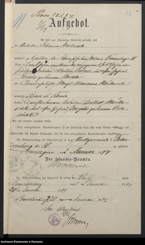 image.from.unit.number "Acta betreffend die Aufgebots-Verhandlungen enthaltend die Schriftstüke nur §§ 28 bis 35,38,43,45,bis 50 und andere."