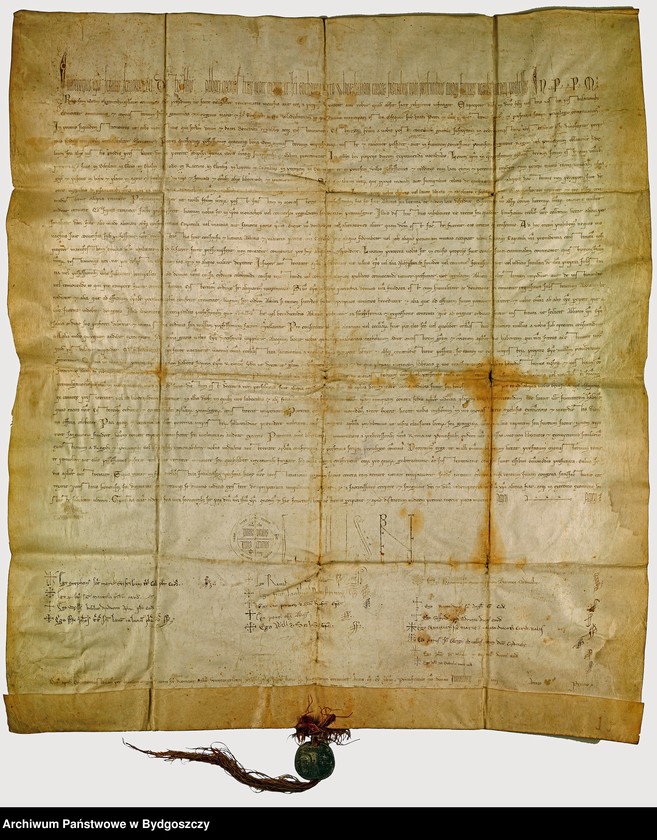 image.from.unit "Papież Innocenty III, wystawia bullę protekcyjną dla klasztoru cystersów pod wezwaniem św. Gotarda w Szpetalu pod Włocławkiem."