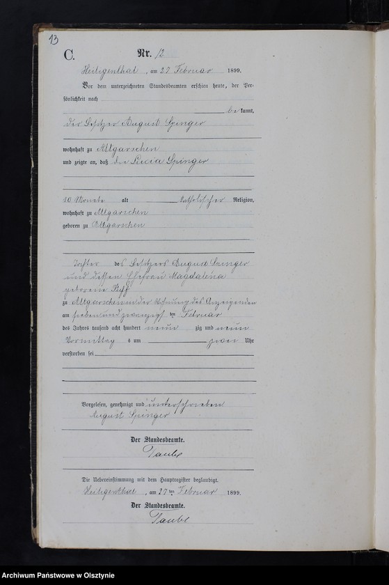 image.from.unit.number "Sterbe-Neben-Register Nr 1 - 42"