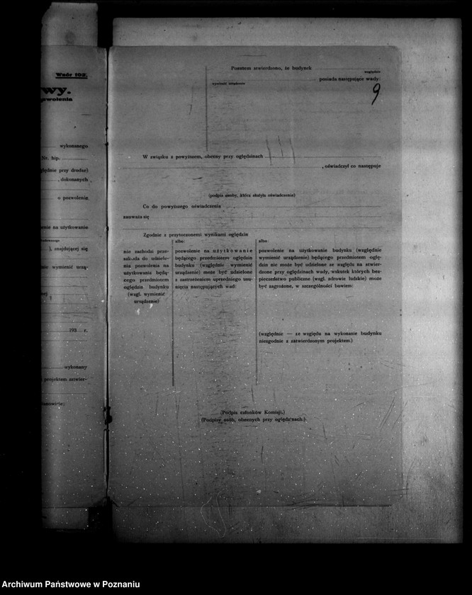 Obraz 13 z jednostki "Zatwierdzenie zakładu przemysłowego /domku dla akumulatorów/ St. Wachowiak w Nekli Młyn"