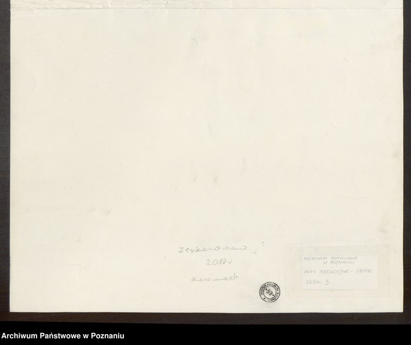 Obraz 1 z jednostki "Akt erekcyjny nowej dzielnicy mieszkaniowej na Ratajach w dzielnicy Nowe Miasto"