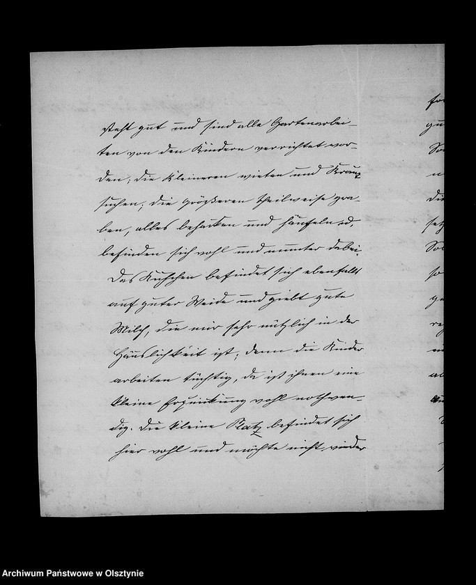 image.from.unit.number "/Monatsberichte der Waisenmutter Louise Lamprecht üer das Mädchenwaisenhaus in der Vorstadt Drengfurth an Anna Gfin Lehndorff geb Gfin Hahn/"