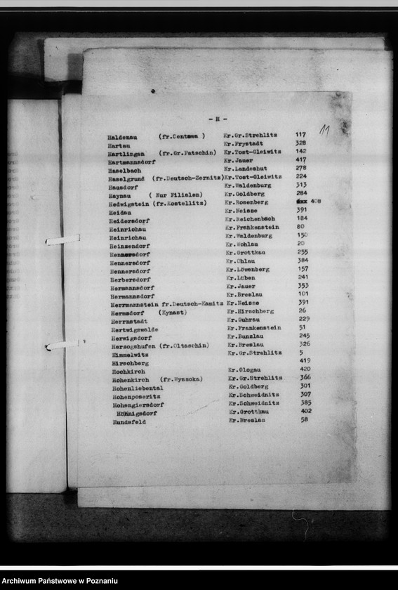 Obraz 15 z jednostki "Verzeichnis der Diözesenarchiv Breslau [Wrocław], Göpperstrasse 12 liegenden Kirchenbücher"