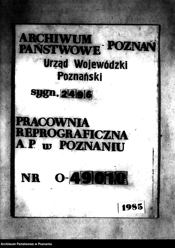 Obraz 1 z jednostki "Rozrachunki z gminą Czempiń odnośnie rozparcelowanego obszaru dworskiego Betkowo"