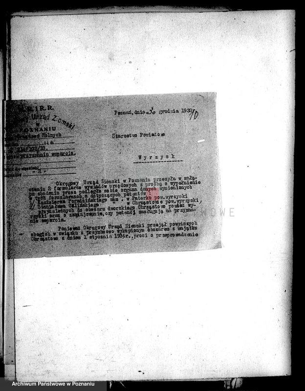 Obraz 14 z jednostki "Majątek Chrząstowo powiatu wyrzyskiego sprawy gminne i ubogich"