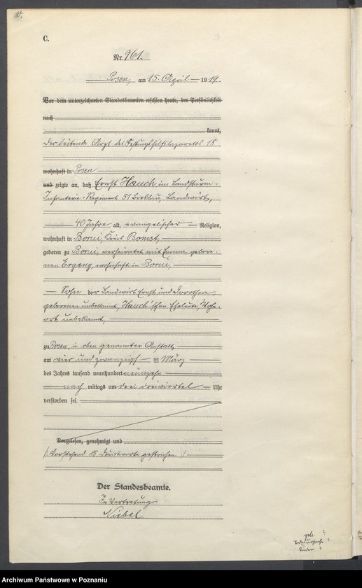 Obraz 12 z jednostki "Księga miejscowa zgonów tom III [Rejestr główny zgonów]"