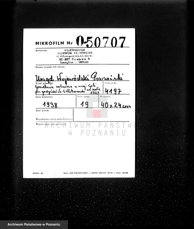 Obraz 2 z jednostki "Gorzelnia rolnicza w maj. Goli pow. Gostyński własność Edward Potworowski. nr woj. kotła 1323"