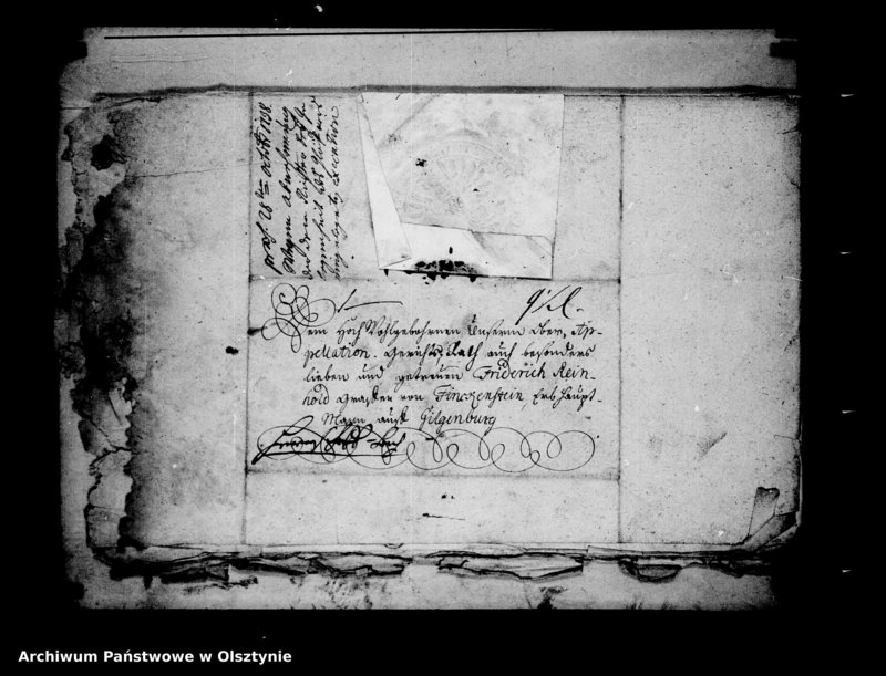 image.from.unit.number "Entscheidung in der Beschwerde des Commissarius loci gegen den Hauptmann in Gilgenburg in der Sache des Stadt Richters Heder und des Tuchmachers und Glöckners Demsky daselbst"