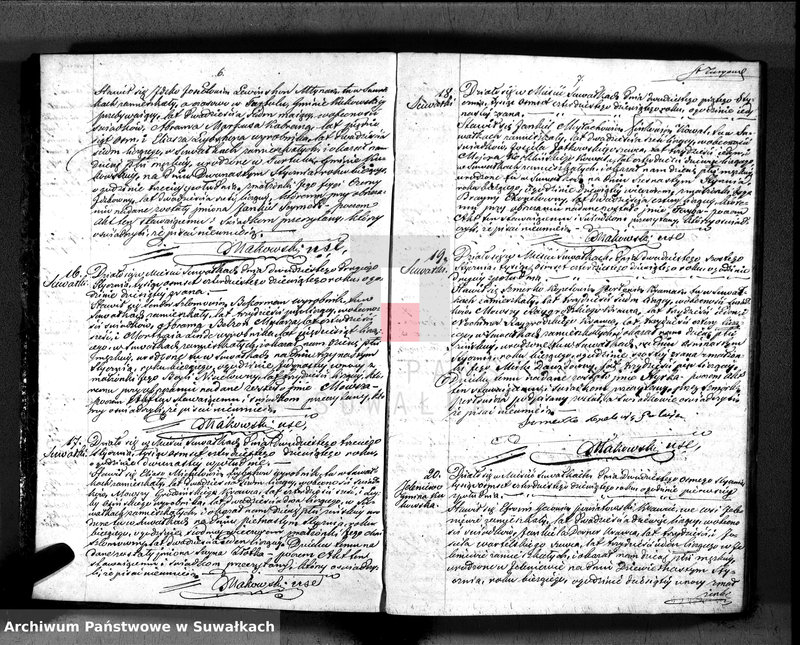 image.from.unit.number "Duplikat. Akta Urzędnika Stanu Cwilnego Wyznania Moyżeszowego Okręgu Suwalskiego i Jeleniewskiego do zapisywania Urodzonych, Zaślubionych i Zmarłych z roku 1849"
