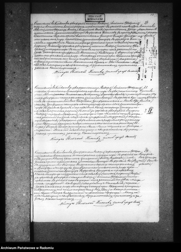 image.from.unit.number "Dublikat aktov o rodivšihsâ, brakosoče6avšihsâ i umerših v prihode Głovačev za 1881god"