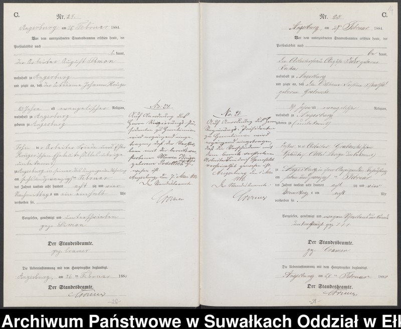 image.from.unit.number "Sterbe-Neben-Register des Preussischen Standes-Amtes Angerburg Kreis Angerburg"