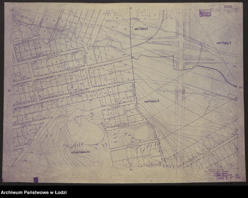 Obraz 2 z jednostki "Plan m. Łodzi 1: 2000. Sekcja SW 81"