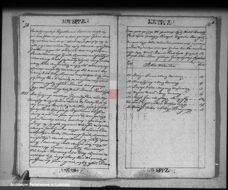 image.from.unit.number "Księga zapowiedzi i małżeństw"