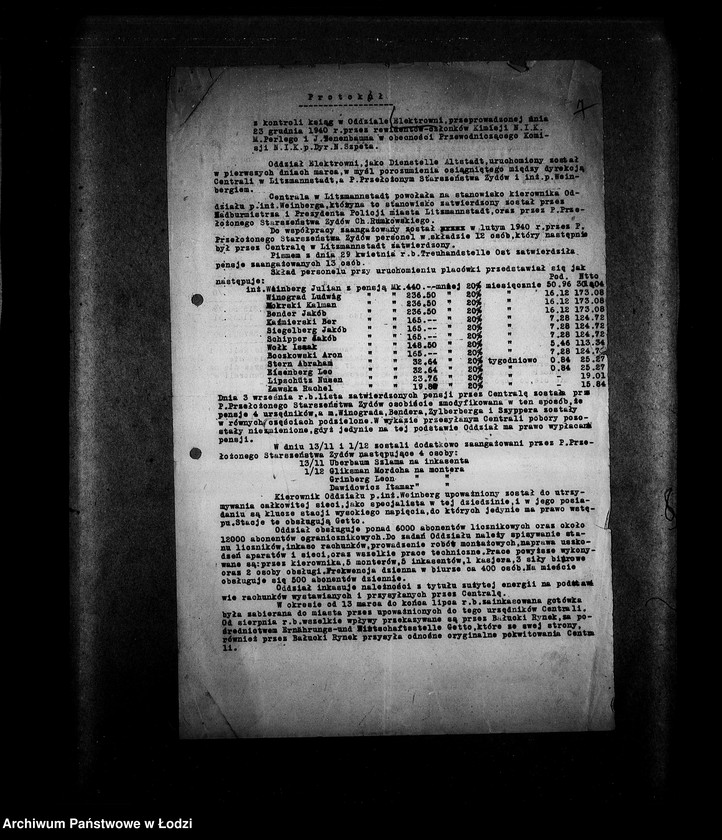 Obraz 10 z jednostki "[Protokoły i raporty z lustracji wydziałów i resortów]"