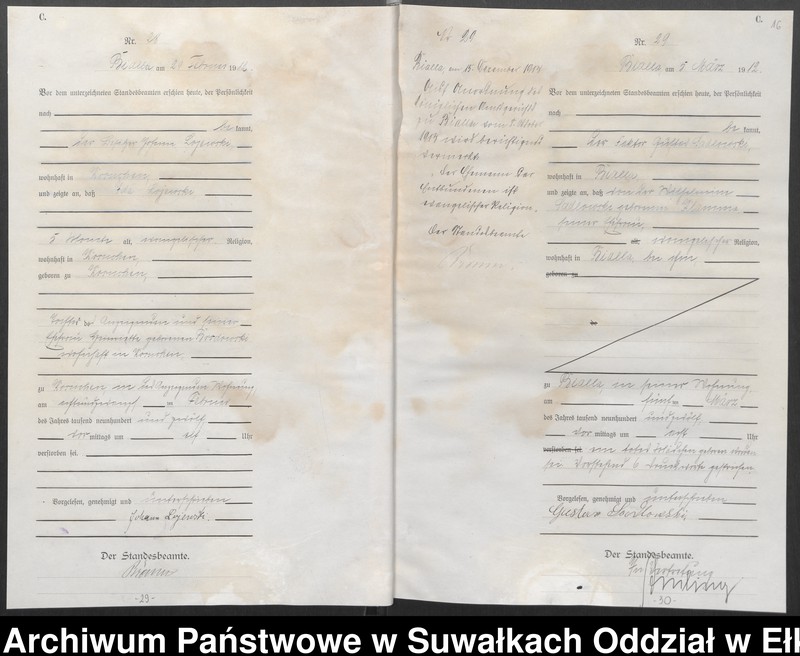 image.from.unit.number "[Sterbe=Haupt=Register des Königlichen Preussischen Standes-Amtes Bialla Kreis Johannisburg]"