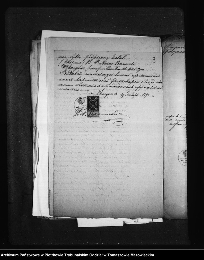 Obraz 14 z jednostki "[Dowody do akt małzeństw]"