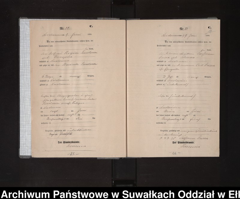 image.from.unit.number "Sterbe-Haupt-Register des Königlich Preussischen Standes-Amtes Stadt Nicolaiken Kreis Sensburg"