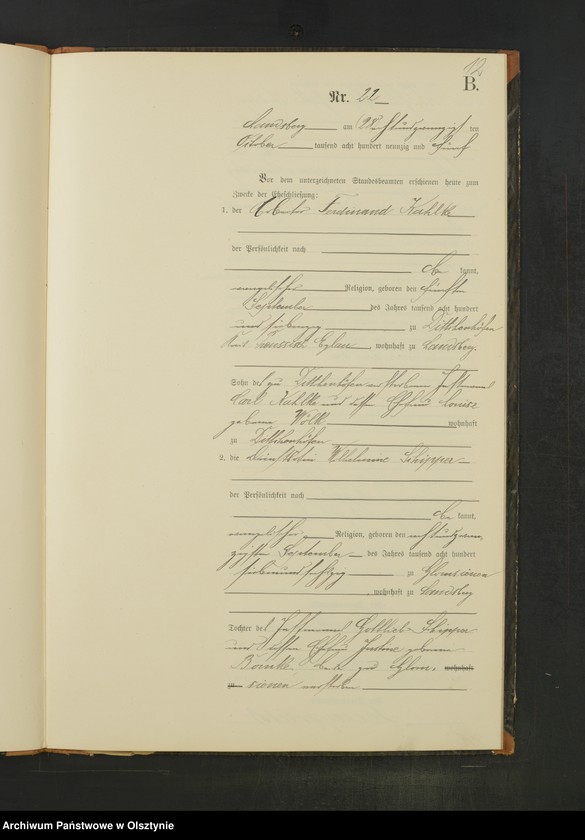 image.from.unit.number "Heiraths-Neben-Register II Nr 17 - 29"