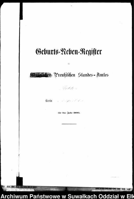 image.from.unit.number "Geburts-Neben-Register des Preussischen Standes-Amtes Kehlen Kreis Angerburg"