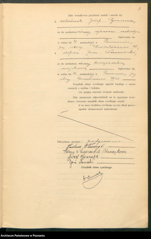 Obraz 9 z jednostki "Księga miejscowa małżeństw tom II [Rejestr główny małżeństw]"