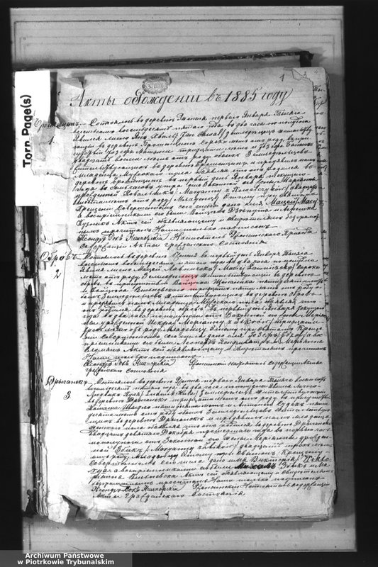 image.from.unit "[Księga duplikat aktów urodzonych, zaślubionych i zmarłych]"