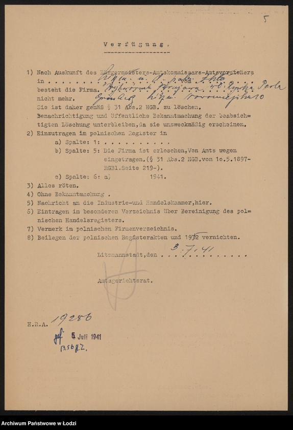 Obraz 7 z jednostki "Rywka Perla Grinberg – „Wytwórnia Krajowa” – pracownia bielizny"