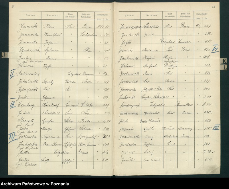 Obraz 16 z jednostki "Spis alfabetyczny zgonów za 1914"