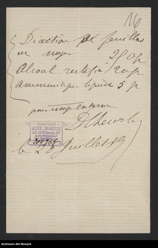 image.from.unit.number "Rachunki i kwity drobnych opłat z okresu pobytu w Paryżu"