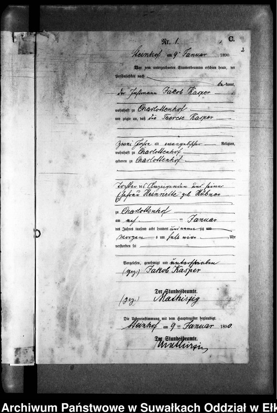 image.from.unit.number "Sterbe-Neben-Register des Preussischen Standes-Amtes Gr. Strengeln Kreis Angerburg"