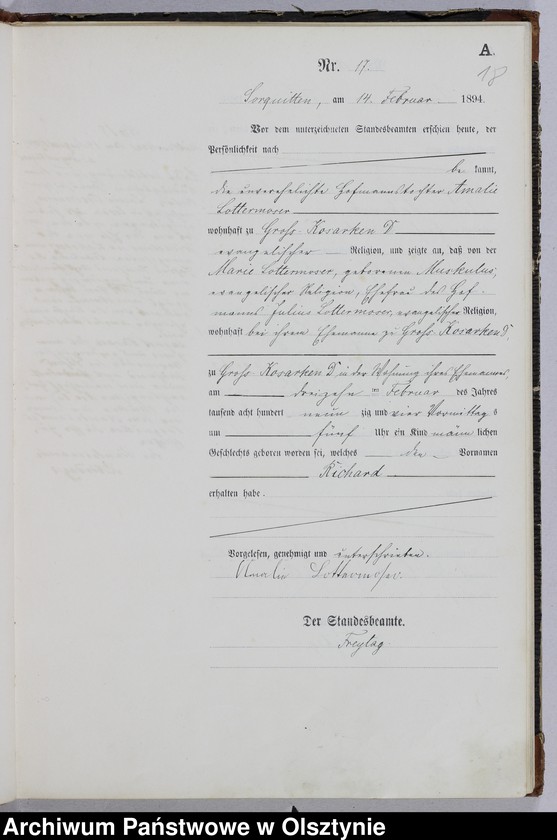 image.from.unit.number "Geburts-Haupt-Register Nr 1 - 121"