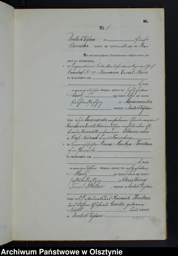 image.from.unit.number "Heiraths-Neben-Register Nr 1 - 25"