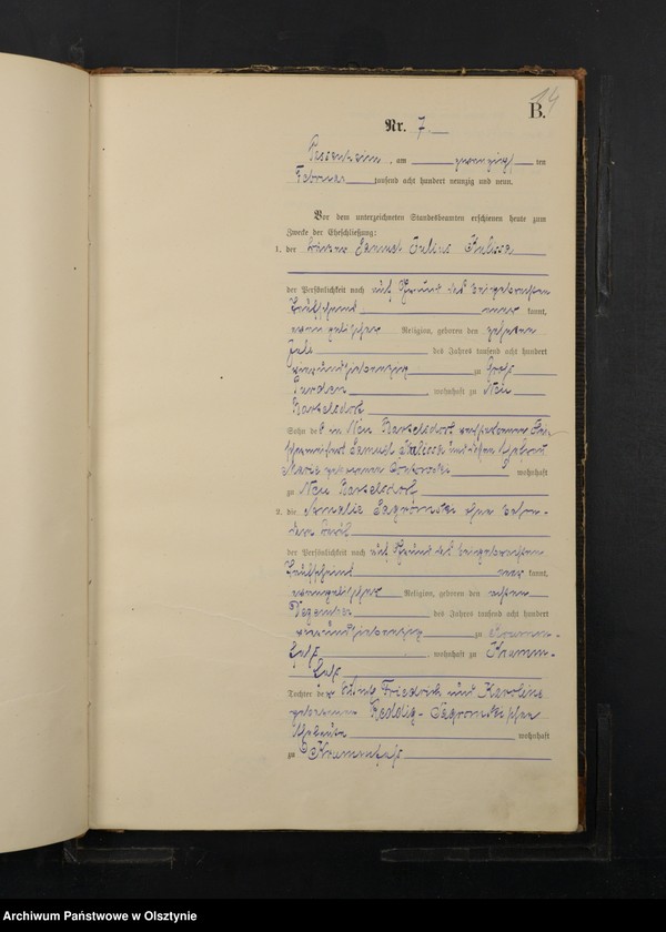 image.from.unit.number "Heiraths-Haupt-Register Nr 1 - 40"